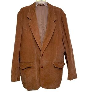 Brown Corduroy Blazer Womans Size Large - Brand Unknown